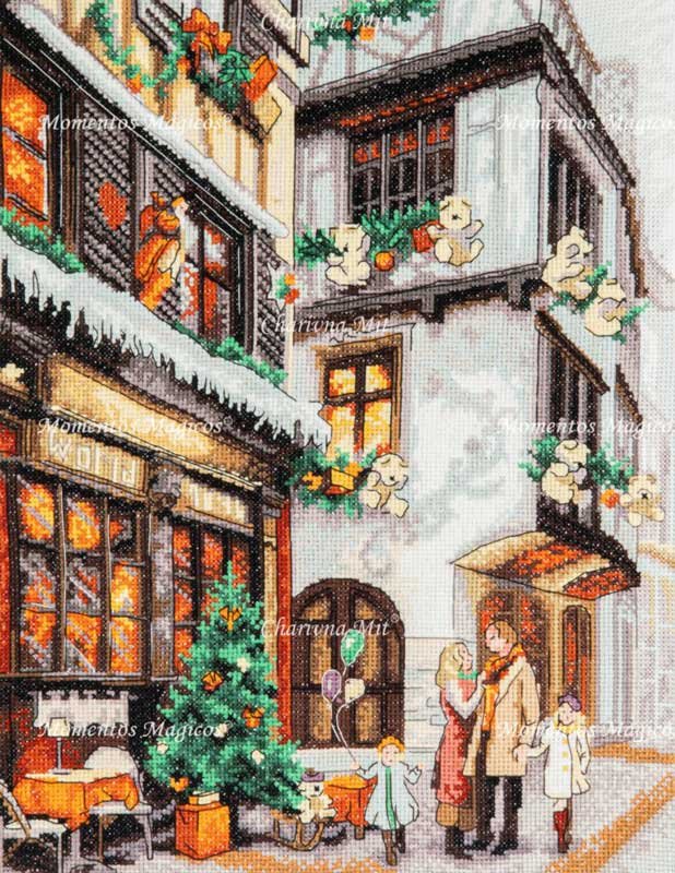 Photo Cross stitch kit Momentos Magicos M-478 Looking for gifts