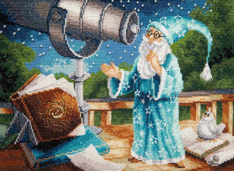 Photo Cross stitch kit Momentos Magicos M-493 The riddle of the wise man