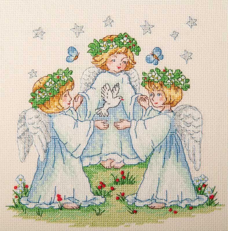 Фото Набор для вышивки крестом Чарівна Мить М-525 Вера, Надежда, Любовь