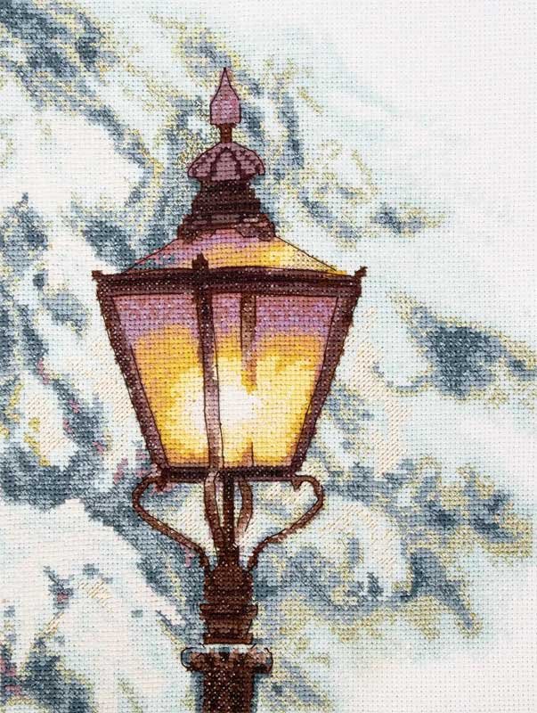 Photo Cross stitch kit Momentos Magicos M-541 Snow Light