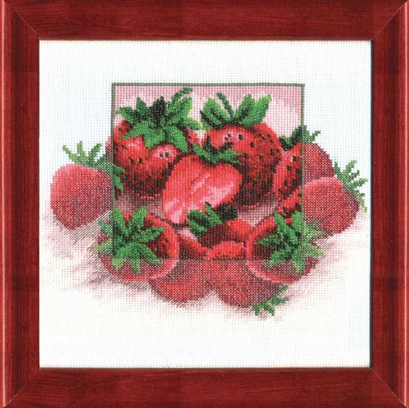 Photo Cross stitch kit Momentos Magicos M-65 Strawberry paradise
