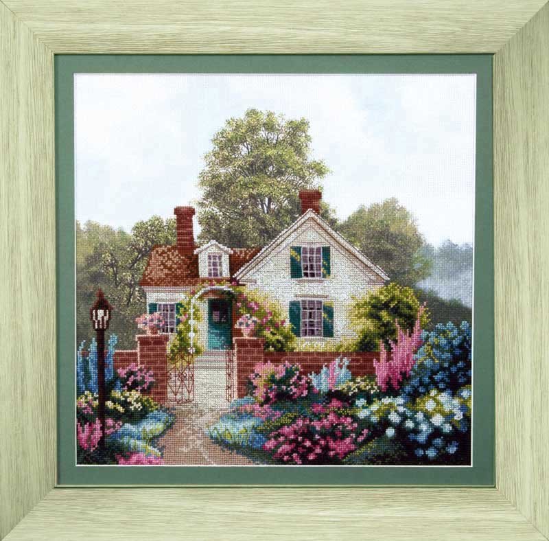 Photo Partial embroidery kit Momentos Magicos PK-071 White house