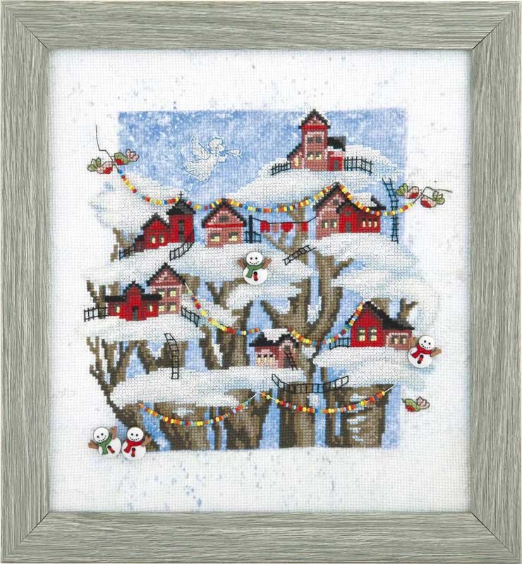 Photo Partial embroidery kit Momentos Magicos PK-132 Christmas tale