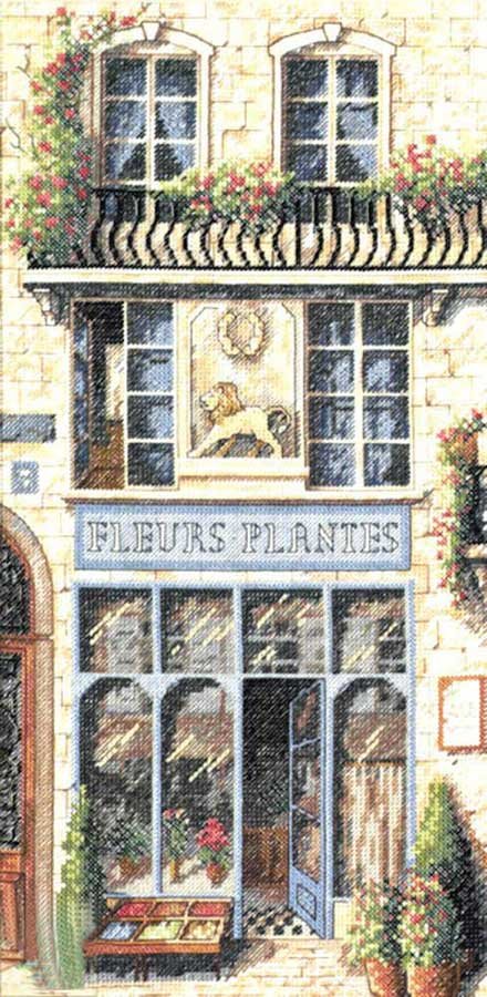 Foto Cross Stitch Kits Classic Design 4332 Flower shop