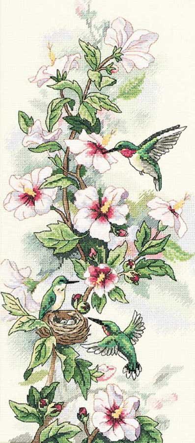 Foto Cross Stitch Kits Classic Design 4395 Hummingbird