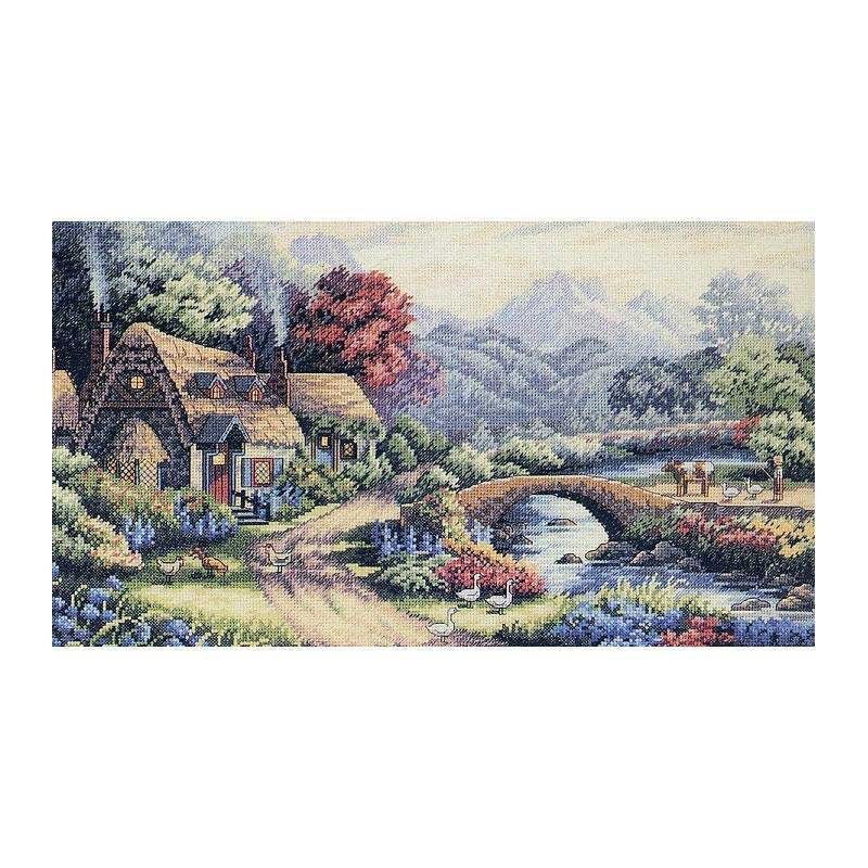 Foto Cross Stitch Kits Classic Design 4447 English cottage