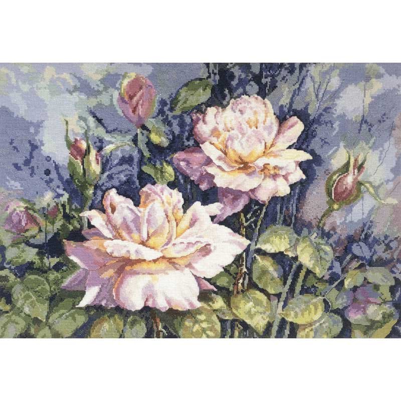 Foto Cross Stitch Kits Classic Design 4503 Watercolor Roses