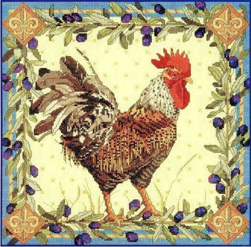 Foto Cross Stitch Kits Classic Design 4509 Cockerel