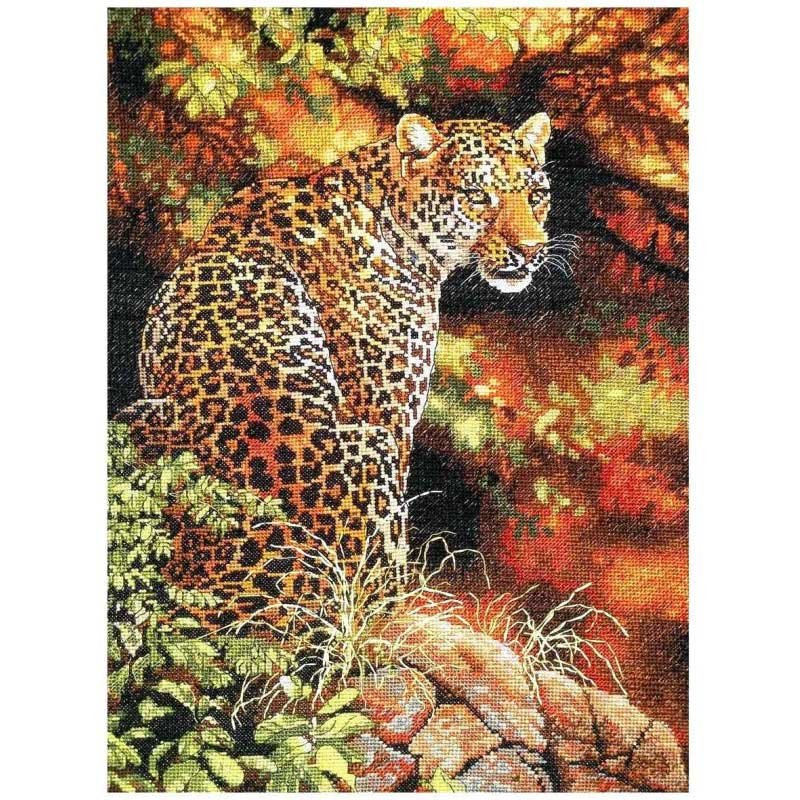 Foto Cross Stitch Kits Classic Design 4525 Leopard