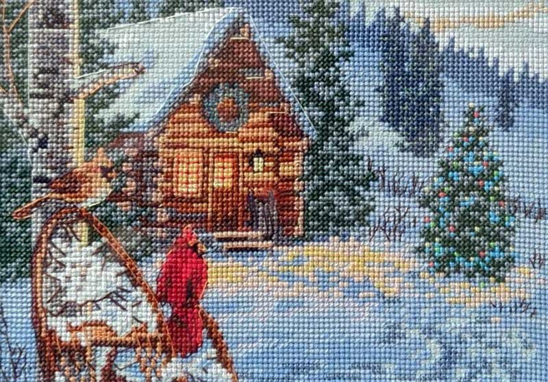 Foto Cross Stitch Kits Classic Design 4558 A cozy place