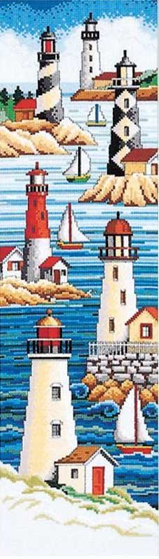 Foto Cross Stitch Kits Classic Design 4570 Lighthouses