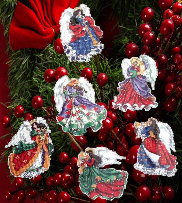 Foto Cross Stitch Kits Classic Design 4573 Christmas angels