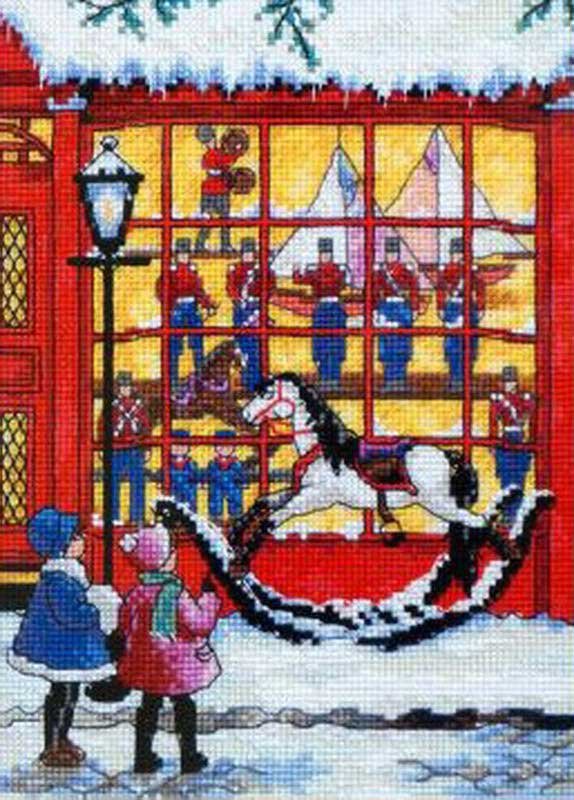 Foto Cross Stitch Kits Classic Design 4574 Christmas windows