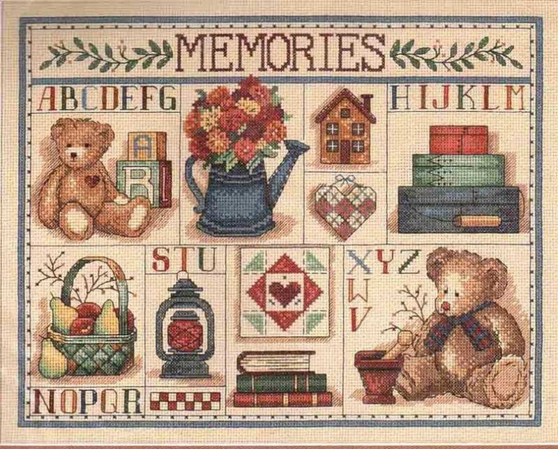 Foto Cross Stitch Kits Classic Design 4587 Childhood memories