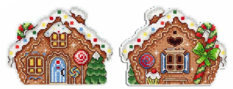 Foto Cross Stitch Kits Classic Design 8313 Gingerbread house