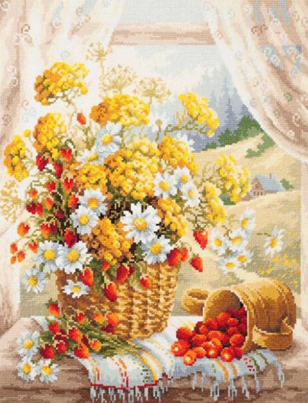 Foto Cross Stitch Kits Classic Design 8344 The taste of summer