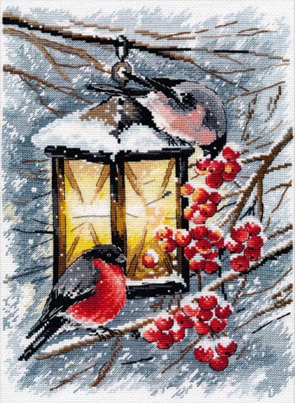 Foto Cross Stitch Kits Classic Design 8348 Christmas lantern