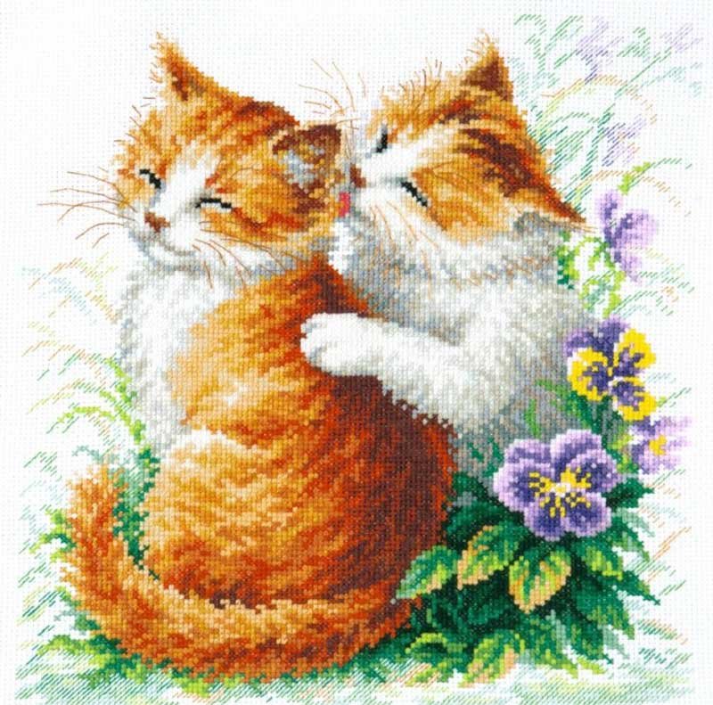 Фото Набір для вишивання хрестиком Classic Design 8364 Котяча ніжність