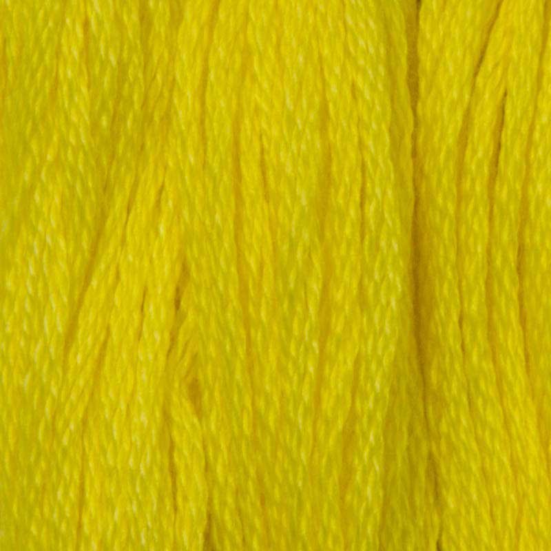 Фото Нитки для вишивання бавовняні DMC 307 лимон