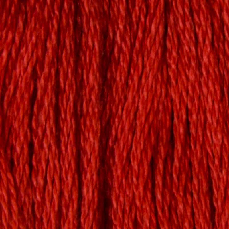 Photo Cotton thread for embroidery DMC 349 Dark Coral