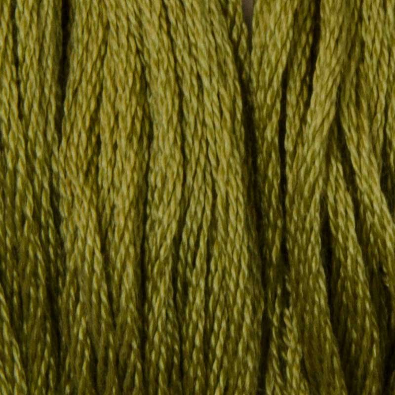 Photo Cotton thread for embroidery DMC 370 Medium Mustard