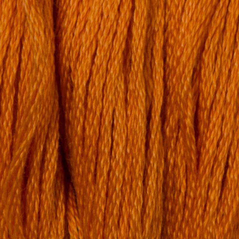 Photo Cotton thread for embroidery DMC 721 Medium Orange Spice