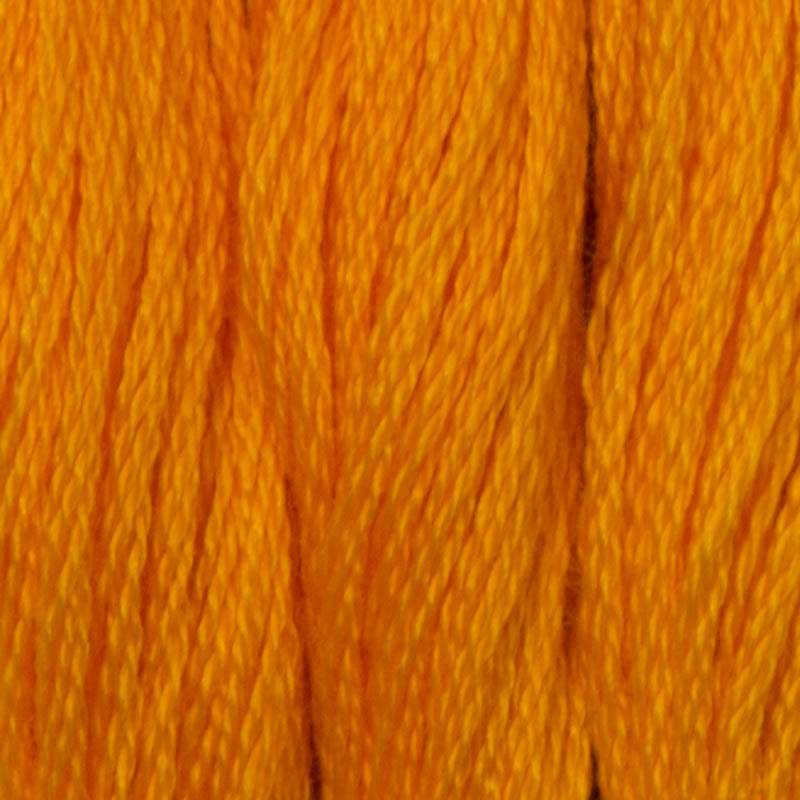 Фото Нитки для вышивания хлопковые DMC 741 Средний мандарин