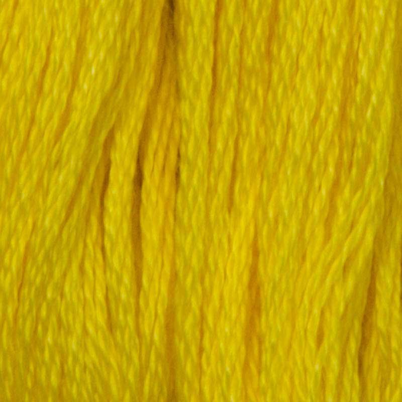 Photo Cotton thread for embroidery DMC 973 Bright Canary