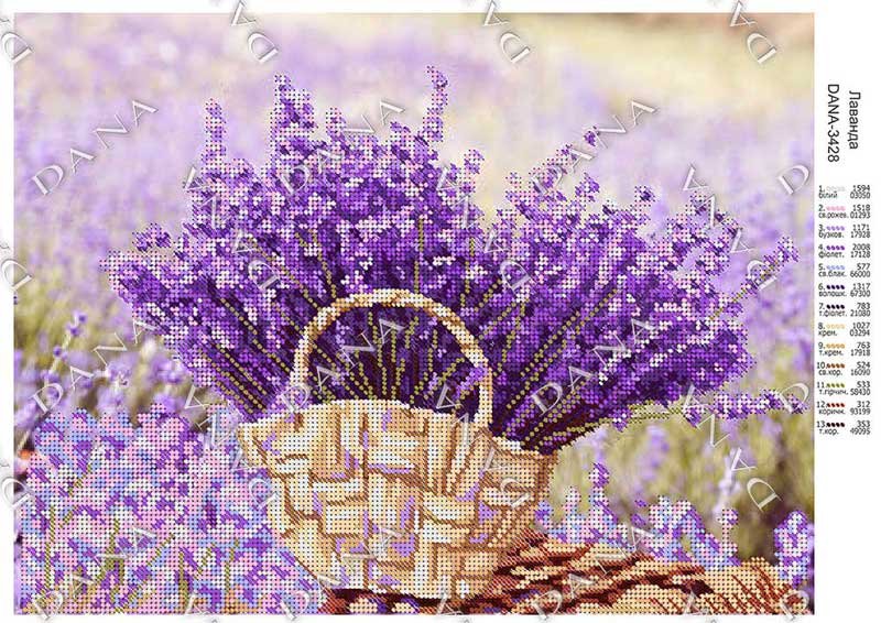 Photo Pattern beading DANA-3428 Lavender