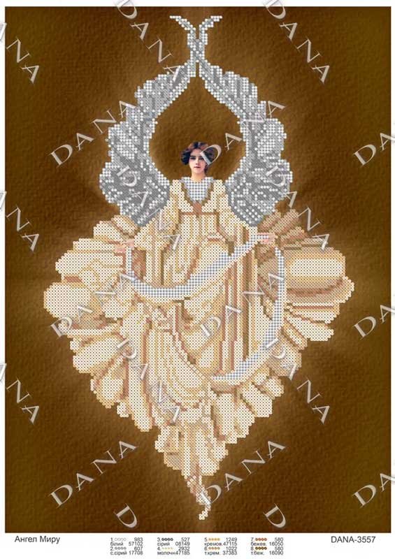 Фото Схема для вишивання бісером ДАНА-3557 Ангел Миру