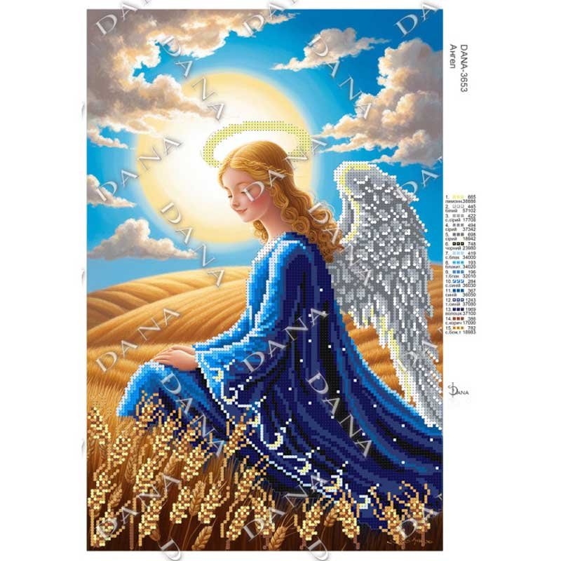 Фото Схема для вишивання бісером ДАНА-3653 Ангел