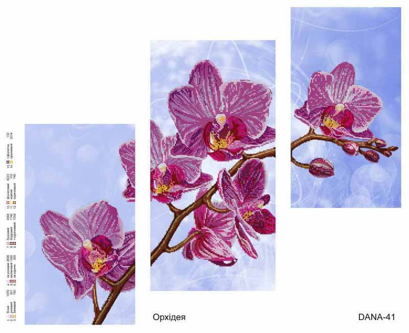 Photo Pattern beading DANA-41 Orchid Photo Pattern beading DANA-41 Orchid