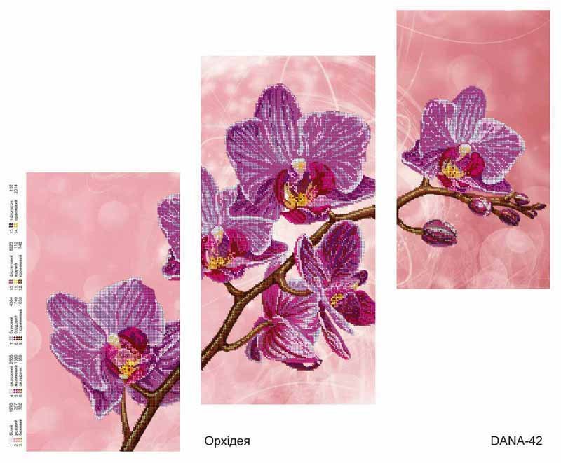 Photo Pattern beading DANA-42 Orchid Photo Pattern beading DANA-42 Orchid