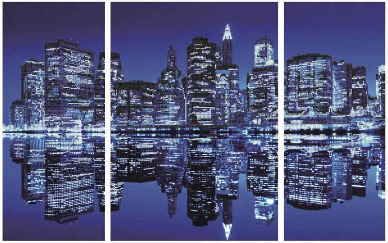 Photo Pattern beading DANA-49 Night city Photo Pattern beading DANA-49 Night city