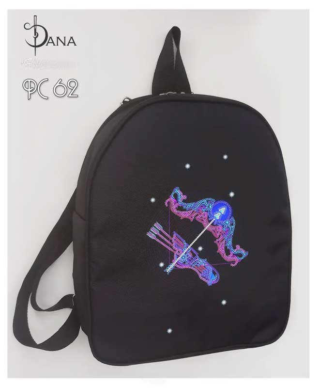 Photo Backpack with beaded embroidery DANA PC-62