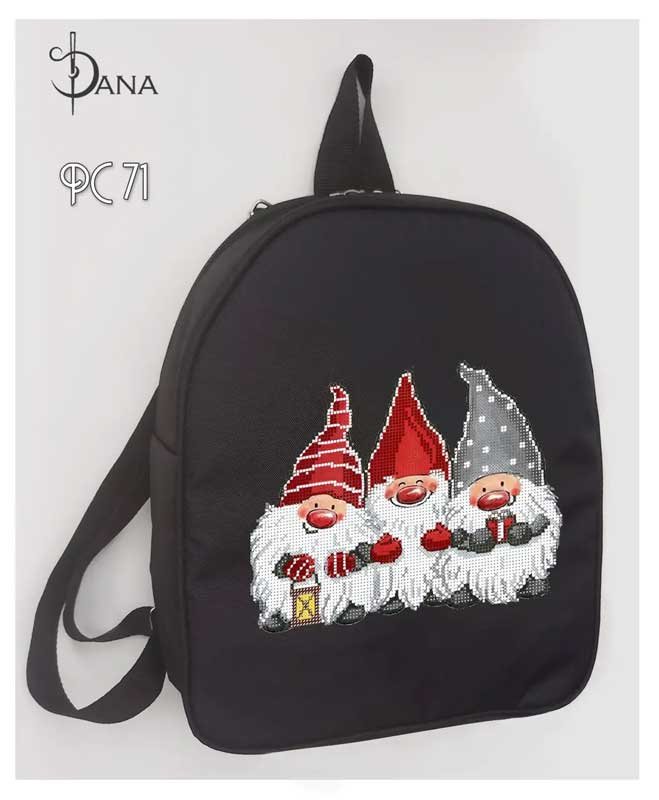 Photo Backpack with beaded embroidery DANA PC-71