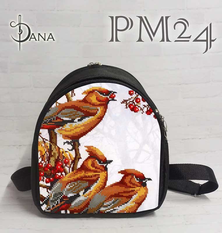 Photo Backpack with beaded embroidery DANA PM-24