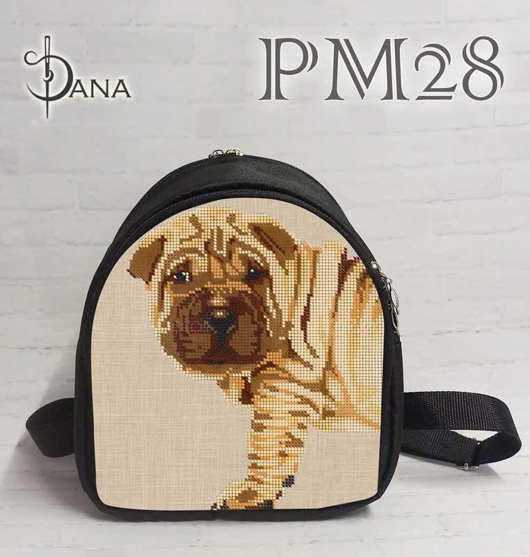 Photo Backpack with beaded embroidery DANA PM-28