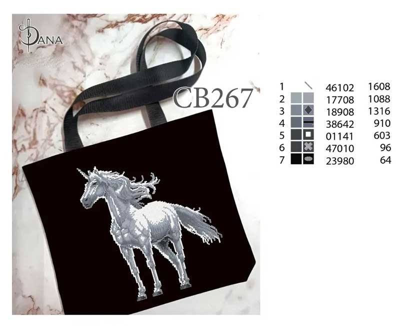 Photo 2 The need for beads Eco bags shopper with beaded embroidery DANA CB-267