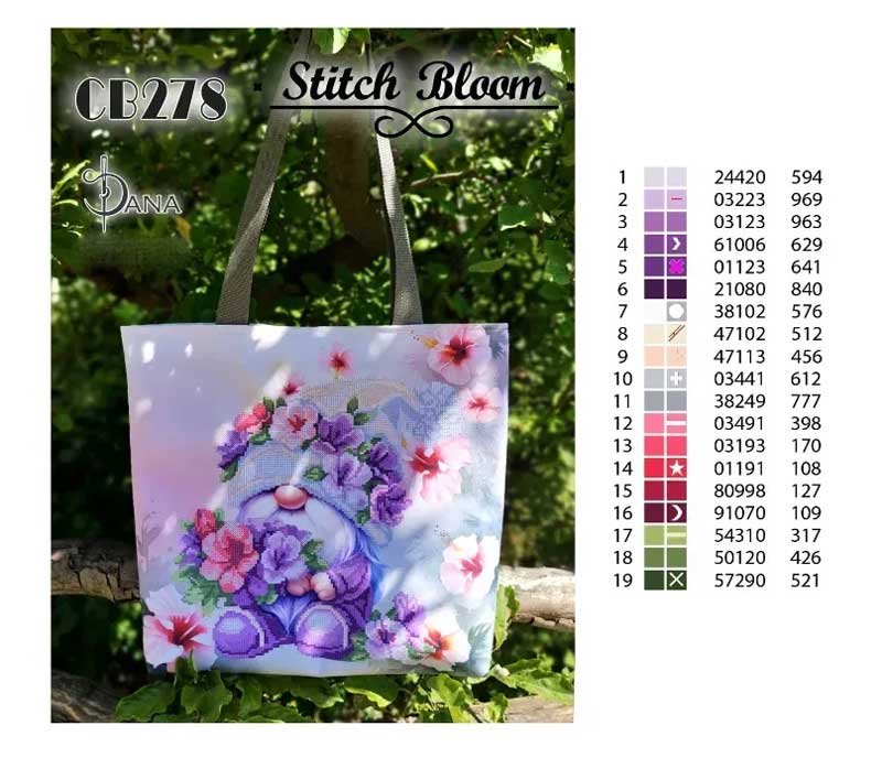 Photo 2 The need for beads Eco bags shopper with beaded embroidery DANA CB-278