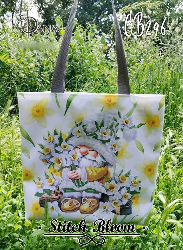 Фото Эко сумки шоппер с вышивкой из бисера ДАНА СВ-296