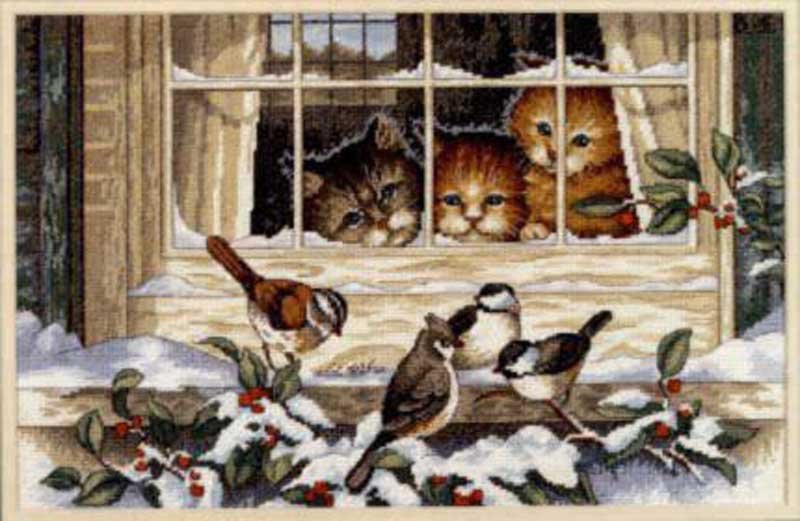 Foto Cross Stitch Kits Dimensions 03839 Three observers