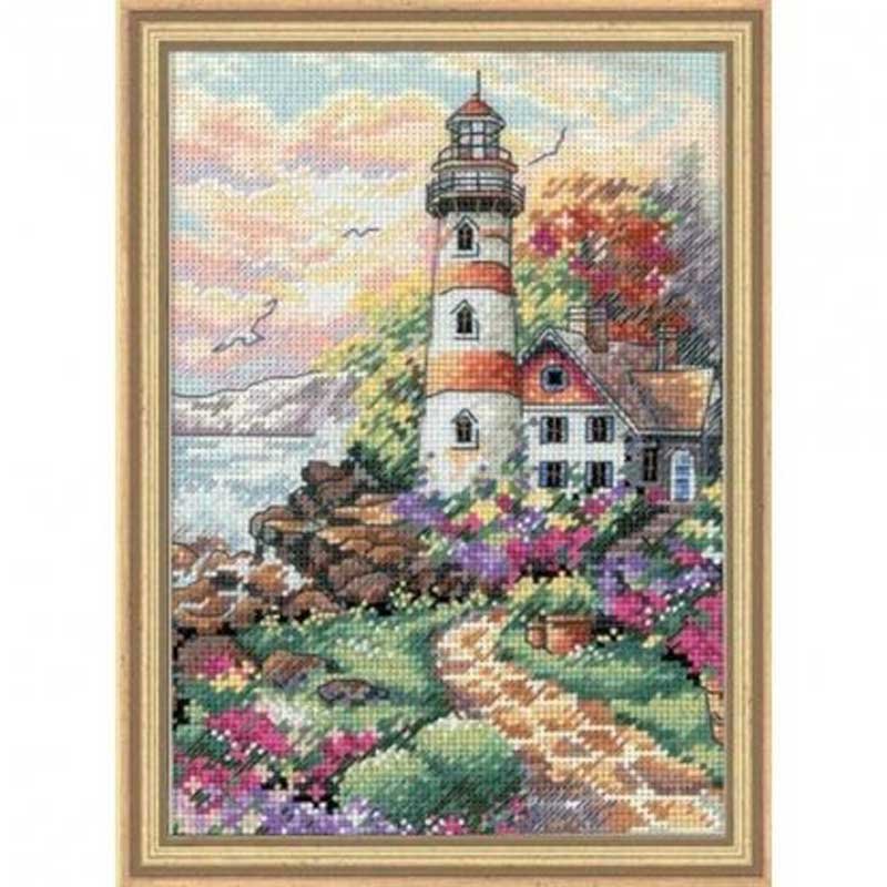 Foto Cross Stitch Kits Dimensions 06883 Beacon at Daybreak