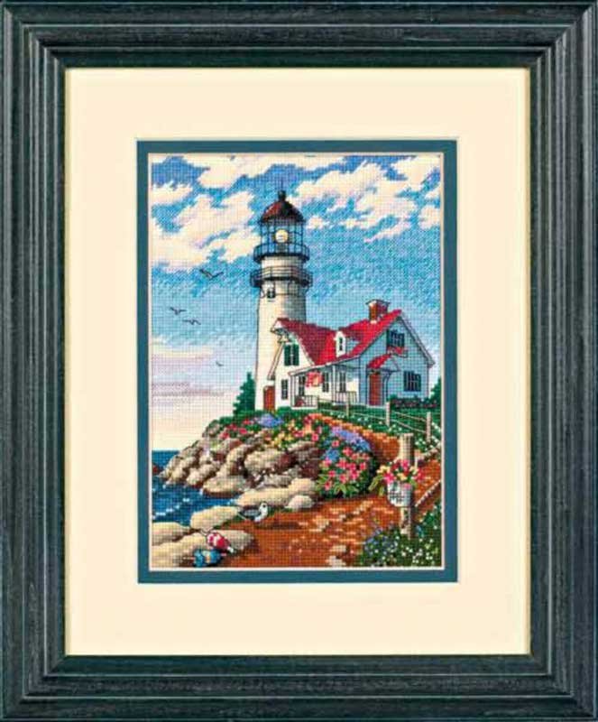 Foto Cross Stitch Kits Dimensions 06958 Lighthouse