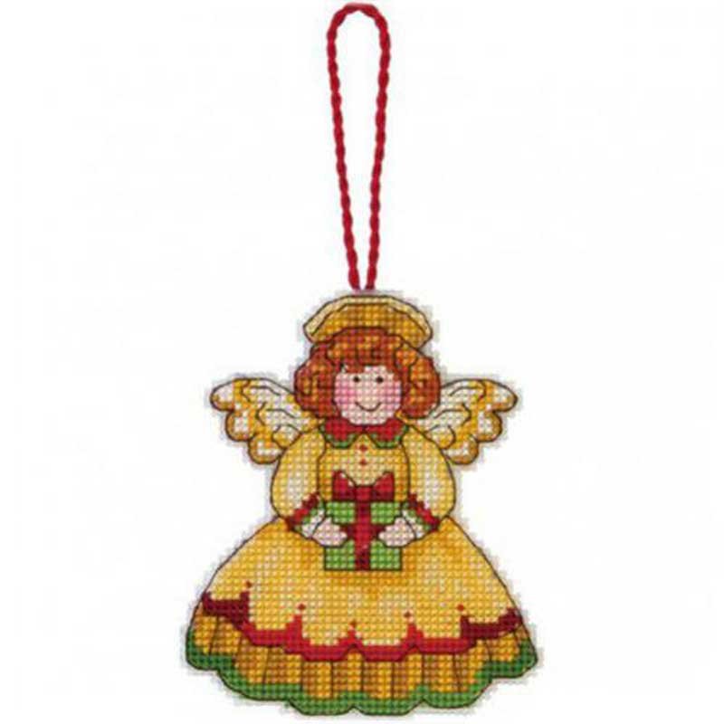 Foto Cross Stitch Kits Dimensions 70-08893 Angel Ornament
