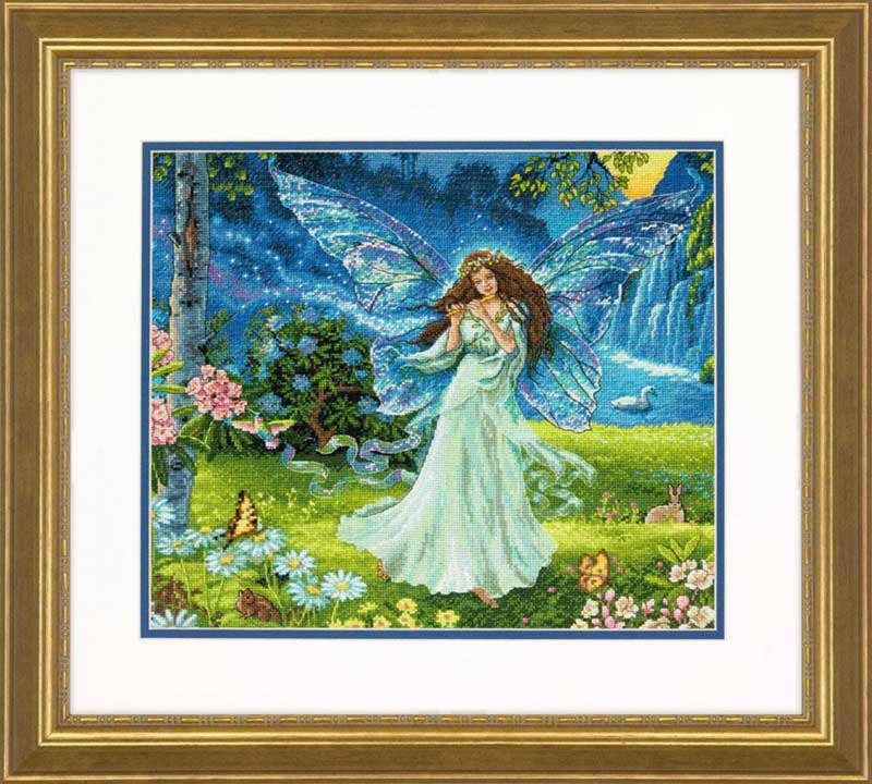 Foto Cross Stitch Kits Dimensions 70-35354 Spring fairy