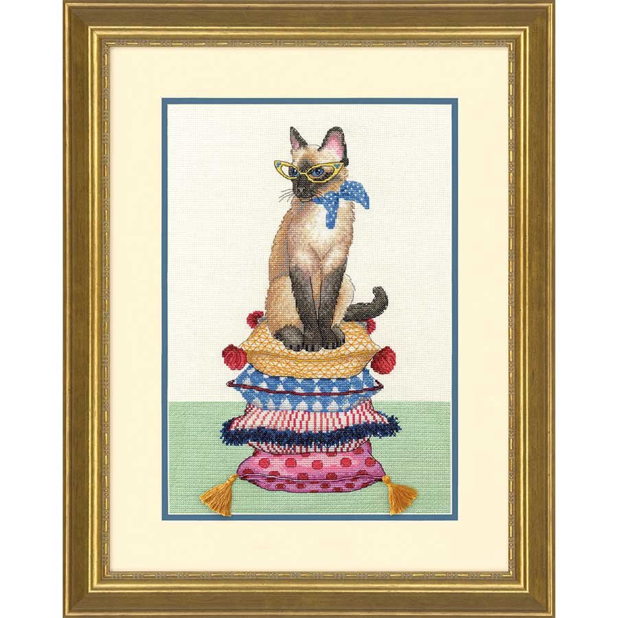 Foto Cross Stitch Kits Dimensions 70-35367 Cat Lady