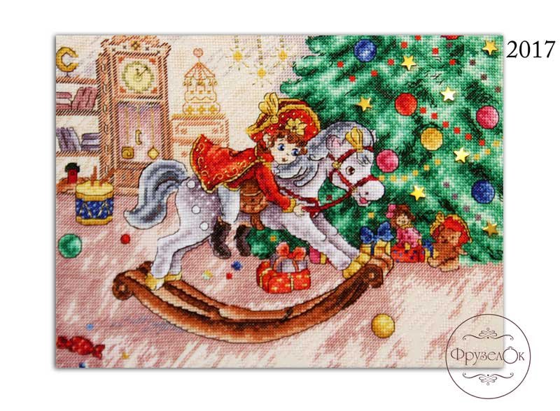 Photo 1 Counted Cross Stitch Kit FruzelOk 2017 Nutcracker