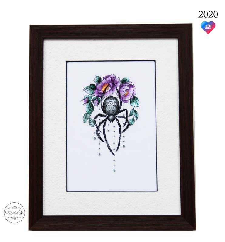 Photo 1 Counted Cross Stitch Kit FruzelOk 2020 Spider