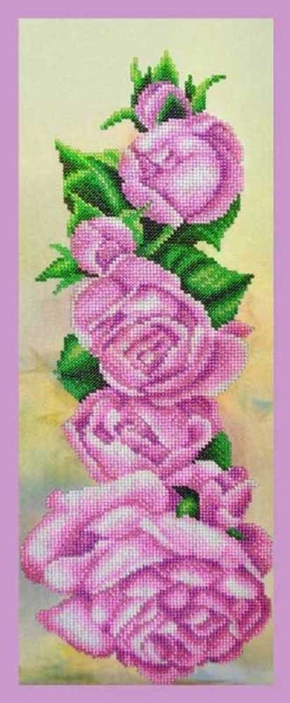 Фото Набір вишивки бісером Картини Бісером Р-314 Рожевий акорд (знято з виробництва)